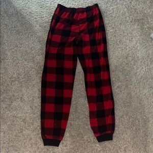 Falls Creek Kids Red and Black Checkered Joggers